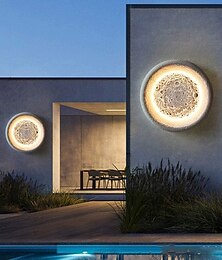 economico -Illuminazione esterna da parete All'aperto Metallo Luce a muro IP65 110-120V 220-240V