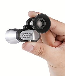 baratos -8x20 mini zoom de bolso monocular hd baixo telescópio portátil ao ar livre para caça acampamento montanhismo caminhada observação de pássaros