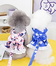 abordables -Chien Chat Robe Laisse Adorable Doux Doux Confortable Sécurité Extérieur Tenue Quotidienne Décontracté Quotidien Vêtements pour Chiens for Husky Labrador Malamute de l'Alaska Golden Retriever