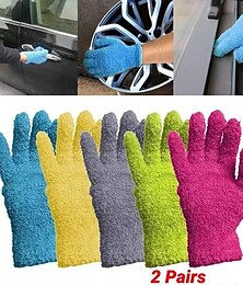 halpa -1 pari/2 paria/3 paria autonpesukäsine mikrokuitupölynpoisto siivoushanskat pestävät siivous lapaset keittiöön kodin siivous autot kuorma-autot peilit lamput kaihtimet pölynpuhdistus