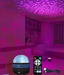 abordables -Projecteur d'Étoiles Projecteur de Galaxie Projecteur de Vague Océan Projecteur de Lumière Aquatique Cadeau de Saint-Valentin pour Éclairage de Nuit de Chambre Projecteur Salle de Jeux Home Cinéma