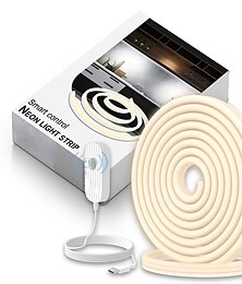 Χαμηλού Κόστους -Ευέλικτη λωρίδα φωτός 2m 240 led, ευέλικτη λωρίδα φωτός νέον ανίχνευσης για ντουλάπες, ντουλάπια κρασιού, φωτισμός κάτω από το κρεβάτι – ζεστό λευκό, με τροφοδοσία USB
