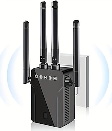 economico -2023 il più recente estensore wifi 2.4g copertura ripetitore wifi fino a 9800 piedi quadrati e 50 dispositivi estensori di portata wifi amplificatore di segnale per casa amplificatore di segnale internet wireless con porta ethernet ripetitore wifi