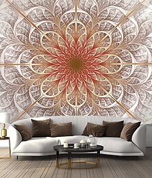 voordelige -Mandala Boheems hangend tapijt hippie kunst aan de muur groot tapijt muurschildering decor foto achtergrond deken gordijn thuis slaapkamer woonkamer decoratie