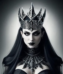 Недорогие -Ретро Панк & Готика Средневековый Короны Принцесса Королева Маскарадный костюм Муж. Жен. фантазия Королевский Хэллоуин Маскарад Карнавал Хэллоуин Маскарад Взрослые Диадемы