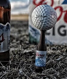 abordables -Tees de golf con botella de cerveza - regalo de golf navideño para hombre o mujer - tee de golf prácticamente irrompible - ideal para regalos de Navidad y cumpleaños