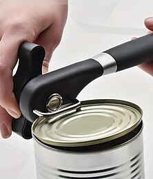 お買い得  -ステンレススチール製缶切り 1 個 - 片手で簡単に缶詰やボトルを開けることができます。