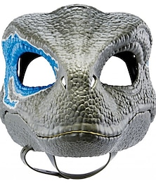 baratos -Máscara de dinossauro popular, festa de halloween, adereços engraçados com boca aberta, tiranossauro rex, máscara de látex animal