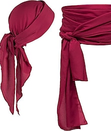 economico -costumi da pirata, foulard da pirata in lino medievale rinascimentale e accessori per cinture