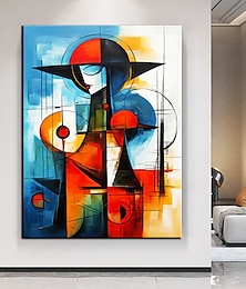 cheap -Hand Painted Wall Art City Femme painting abstract women painting Contemporary art oil  painting  Modern Woman Painting Contemporary art Home Decoration ready to hang or canvas