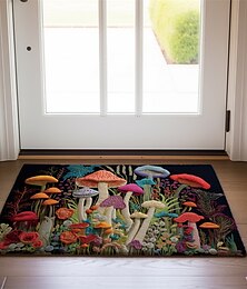 billige -fantasy sopp dørmatte gulvmatter vaskbare tepper kjøkkenmatte quilting kunst sklisikre oljetett teppe innendørs utendørs matte soverom dekor baderomsmatte inngangsteppe