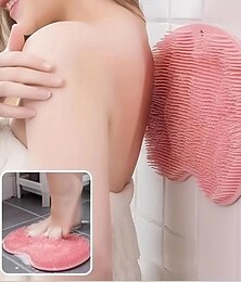 economico -1 artefatto da bagno per massaggio pigro della schiena, strumento per massaggio da bagno, spazzola da bagno per la schiena, spazzola in silicone, tappetino da massaggio per il bagno, massaggiatore a