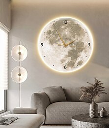 abordables -applique murale horloge 40/60/80 cm blanc chaud décoration de la maison lampes murales LED modernes compatibles avec étude salon chevet chambre 110-240 v