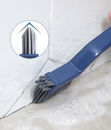 abordables -Cepillo de plástico para suelo de baño tres en uno, cepillo para rincones, cepillo para rincones, cepillo de limpieza, limpieza de baño, cepillo para rincones de cerdas duras
