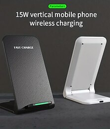 cheap -Z2 Charge Phone Quickly And Conveniently Fast Wireless Charging Stand Compatible For IPhone 14/13/12/SE 2020/11/XS Max/XR/X/8 Plus Samsung Galaxy S23/S22/S21/S20/S10/S9/
