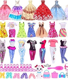 abordables -39 ensembles de vêtements de poupée de 11.5 pouces et 30cm, accessoires, jouets, jardins d'enfants transfrontaliers et poupées roses douces