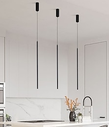 voordelige -mini hanglamp 1/2 licht led hanglamp voor keukeneiland, bar, foyer clusterhangers verstelbare draad, lamp inbegrepen