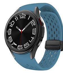 economico -Cinturino per orologio  per Samsung Galaxy Watch 7/6/5/4 40/44mm, Galaxy Watch 5 Pro 45mm, Galaxy Watch 4/6 Classic 42/46/43/47mm, Watch 3, Active 2, Gear S2 Silicone Sostituzione Cinghia
