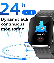economico -Orologio Smart EP03 per Uomini 24h PTT ECG Frequenza Cardiaca Pressione Sanguigna Temperatura Bracciale Monitoraggio Non Invasivo della Glicemia Smartwatch