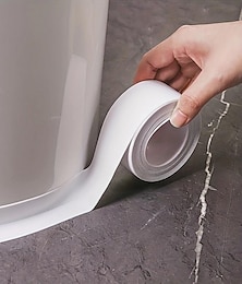 economico -1 rotolo di striscia di mastice per WC impermeabile a prova di muffa, nastro sigillante autoadesivo per il bagno, nastro impermeabile per il bagno per prevenire umidità e muffa, bellissimi adesivi per