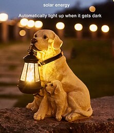 halpa -koiran aurinkovalot ulkona vedenpitävä koiran puutarhan sisustus aurinkopuutarhan valot ulkona vedenpitävä sisustus maisema-asetelma nurmikkolamppu ulkona koristeet