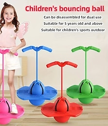 preiswerte -Sprungball, Froschsprung, langes Höhengerät, Sportgerät zur Erhöhung des Sprungs, Sprungball, Gleichgewichtssinnssystem für Kinder, Trainingsausrüstung, Weihnachten, Halloween, Erntedankfest