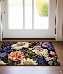 olcso -vintage virágos lábtörlő csúszásmentes olajálló szőnyeg beltéri kültéri szőnyeg hálószoba dekoráció fürdőszoba szőnyeg bejárati szőnyeg ajtószőnyeg