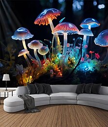 levne -blacklight gobelín uv reaktivní záře ve tmě záře party neonové křišťálové houby psychedelický trippy mlhavý závěsný gobelín nástěnná malba pro život