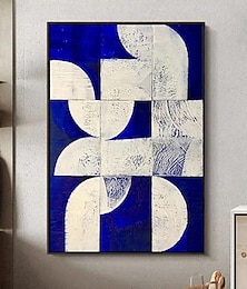 preiswerte -handgemaltes blaues Ölgemälde, reine handgemalte Leinwand, günstige Farben, Gemälde, Wandkunst, abstrakte Ölgemälde, moderne Hotel-Wanddekoration, Bilder, Acryl-Kunstgemälde, fertig zum Aufhängen oder
