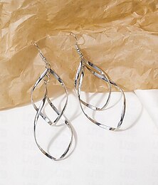 economico -1 paio Orecchini a bottone Orecchini a goccia For Per donna Compleanno Regalo Appuntamento Lega goccia Moda A petalo