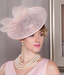 billige -hatter sinamay tallerken lue topp hatt sinamay hatt bryllup teselskap elegant bryllup med bowknot hodeplagg hodeplagg