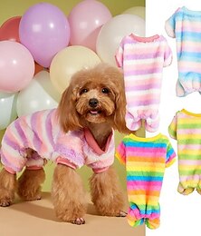 halpa -Koirat Kissat Haalarit söpö tyyli Vapaa-aika Talvi Hengittävä Pehmeä Pestävä Mukava ulko- Rento / arki Koiran vaatteet for Bichon Frise Pomeranian Pienelle lemmikille papillon Small
