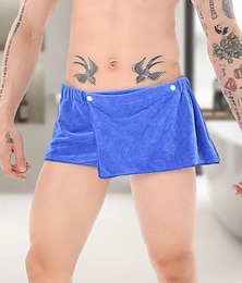 abordables -Shorts pour hommes, pantalons serviettes absorbants et portables, jupe de bain sexy de plage, fibre ultra-fine anti-éblouissement