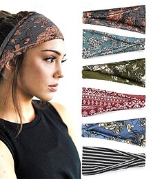 economico -fasce boho per donna fascia larga moda yoga allenamento fasce per capelli fascia per accessori per capelli