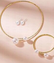 billige -Smykke Sett For Dame Fest & Aften Gave Legering geometriske