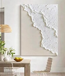 cheap -Handpainted Large Wall Art Abstract Ocean Painting 3D Ocean Texture Painting Ocean Waves Painting Original Ocean Art Original Beach Home Decor Stretched Frame Ready to Hang
