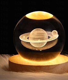 economico -Lampada da comodino Lampada a sfera di cristallo stellata luminosa Lampada da comodino con proiezione di luce notturna ambientale