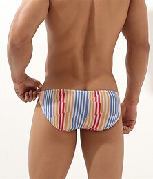 billiga -Herr Badshorts Boxershorts Semester Sommarstrandsimning Mjuk Bekväm Elastisk midja Färgblock Kort Gymnastik Ledigt Sportkläder 1 2 Låg Midja
