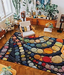billige -quilting kunst prikker område teppe kjøkken matte sklisikker oljetett gulvmatte stue teppe innendørs utendørs matte soverom dekor bad matte inngangsteppe dørmatte