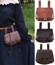 levne -Retro Středověké taška Kemer Çantaları Ledvinka Ren Faire Viking Ranger Elfí Pánské Dámské Unisex Keltské Viking Fantazie předvečer Všech svatých Karneval Plesová maškaráda Párty LARP Ren Faire