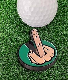 economico -divertente indicatore della pallina da golf con dito medio clip magnetico per cappello da golf contrassegno di posizione della pallina da golf rimovibile decorazioni per il golf durevoli divertenti