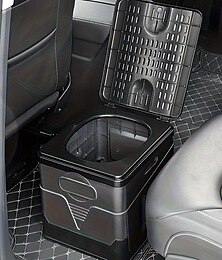 abordables -Inodoro plegable para coche, inodoro portátil montado en el coche, urinario para viaje de camping al aire libre, dispositivo de emergencia, inodoro móvil para coche