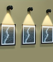 economico -lampada per quadri a led senza fili con telecomando applique da parete a led sensore di movimento luce notturna tricolore regolazione continua lampada da parete ambiente tramonto display con highlight regolabile lampada per cornice verticale