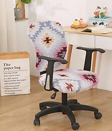 economico -Coprisedia da ufficio Coprisedia da scrivania per computer Coprisedia elasticizzato in spandex antipolvere universale diviso girevole fodera protettiva per sedia da scrivania Set da 2 pezzi, regalo