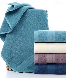 abordables -Serviette à main ou serviette pour le visage 100 % coton, douce et absorbante, de couleur unie, pour la salle de bain à la maison