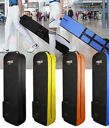 お買い得  -旅行ゴルフバッグ航空会社用ホイール付き折りたたみナイロン航空バッグ耐久性のあるゴルフクラブバッグゴルフアクセサリー収納ポーチ
