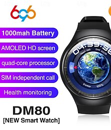 economico -Orologio intelligente 696 DM80 fitness tracker ECG PPG promemoria chiamata Bluetooth Android iOS IP67 48mm 1.43