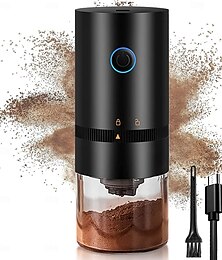 levne -Přenosný elektrický mlýnek na kávu - dobíjecí pomocí USB profesionální keramické mletí pro kávová zrna