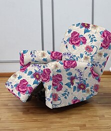 economico -copripoltrona reclinabile floreale copripoltrona Lazyboy copripoltrona divano set da 4 pezzi, reclinabile antiscivolo con tasche portaoggetti protezione per mobili per soggiorno