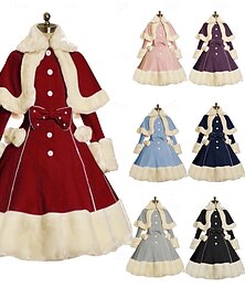 abordables -Cosplay Tenus de Soubrette Manga Robe Costume de cosplay Tenues Costumes de Cosplay Carnaval Saint-Valentin Mascarade Robe Châle Pour Femmes Adulte